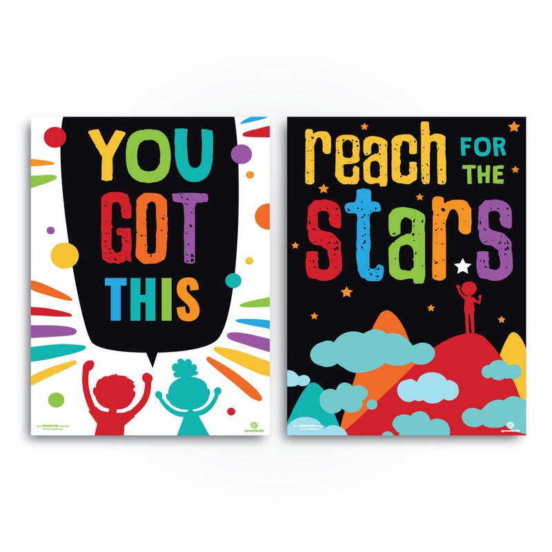 Sproutbrite Classroom Decorations - Posters for Teachers - Bulletin Board and Wall Decor for Pre School, Elementary and Middle School Themes - Image 5